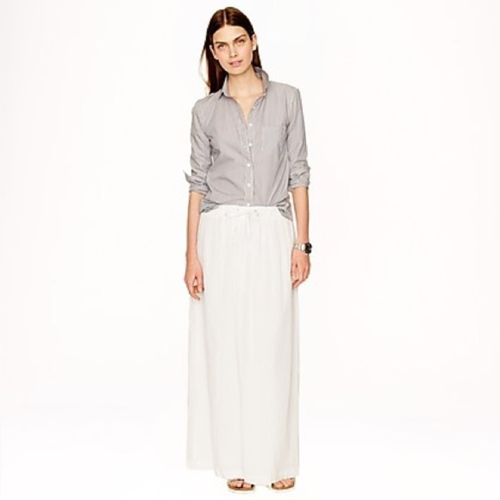 J Crew Gauze Maxi Skirt NWOT